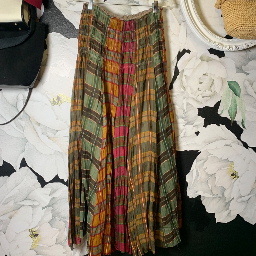 Free People skirt/dress size large - fall colors cottage core - Picture 2 of 5